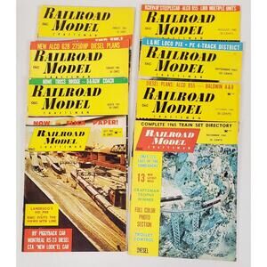 Vintage 1965 RMC Magazine Lot of 8 – Logging, Diesels, Rapid Transit